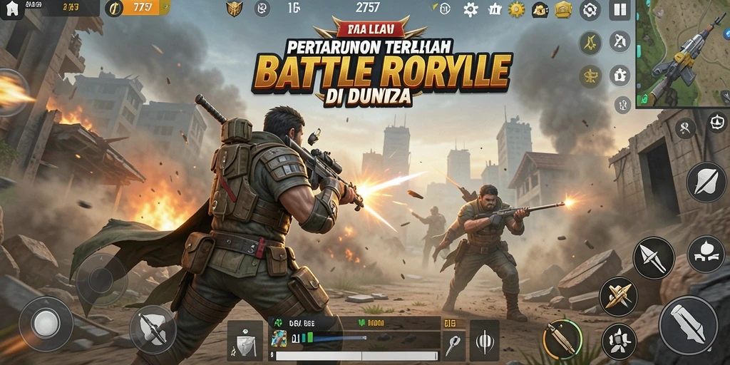 Tampilan menegangkan saat pertarungan di <strong>2757</strong> yang intens.