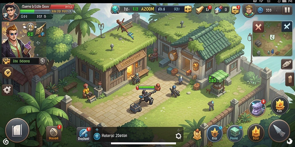 Tampilan gameplay A200M yang menarik dengan mekanik Idle.