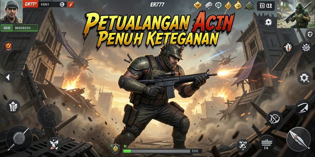 Tampilan gameplay seru dan mendebarkan dari game ER777.