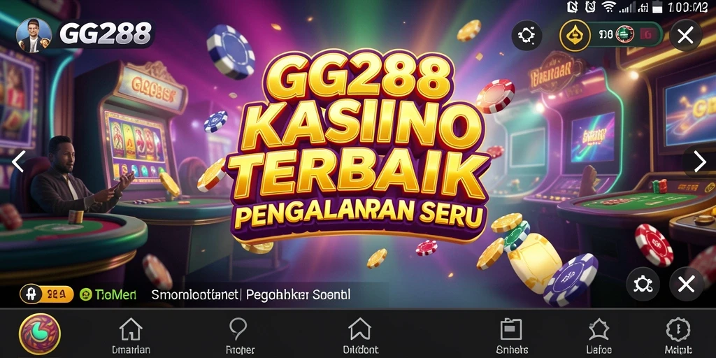 Tampilan gameplay menarik dari aplikasi Kasino GG288.
