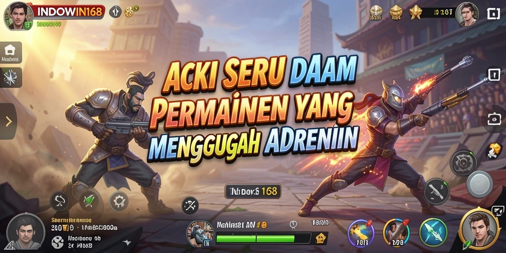 Tampilan gameplay seru INDOWIN168 dengan aksi dinamis dan grafis memukau.
