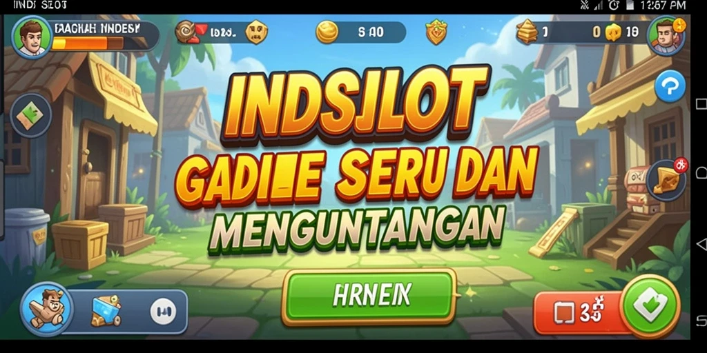 Tampilan gameplay INDSLOT yang menarik dengan elemen Idle yang inovatif.