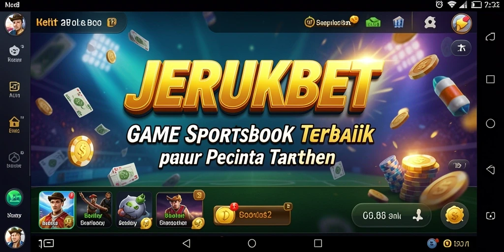 Tampilan menarik dari fitur taruhan olahraga di JERUKBET.