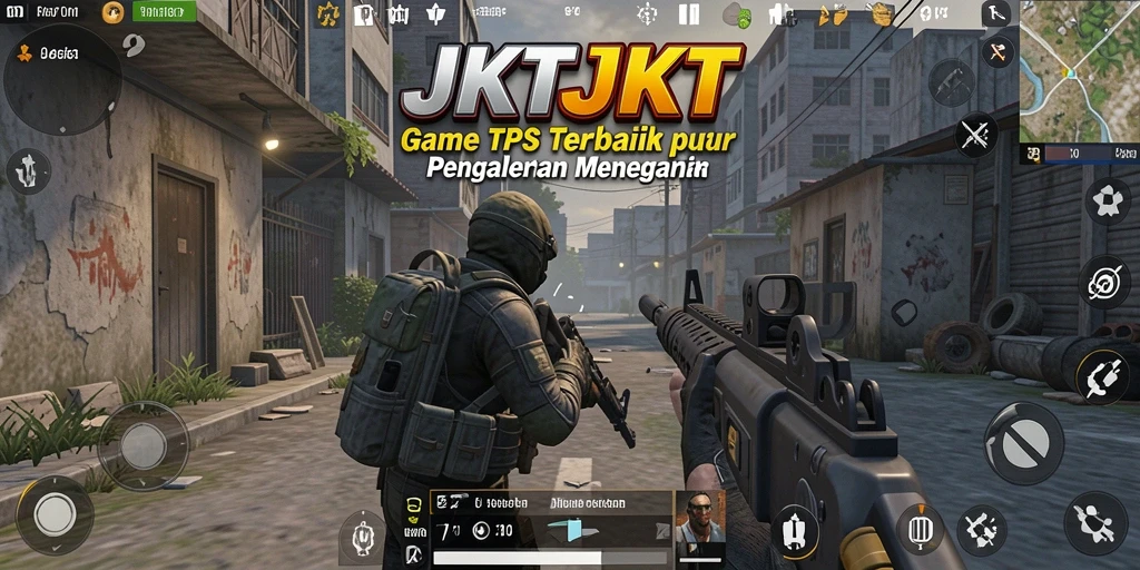 Tampilan gameplay TPS yang menegangkan dari JKTJKT.