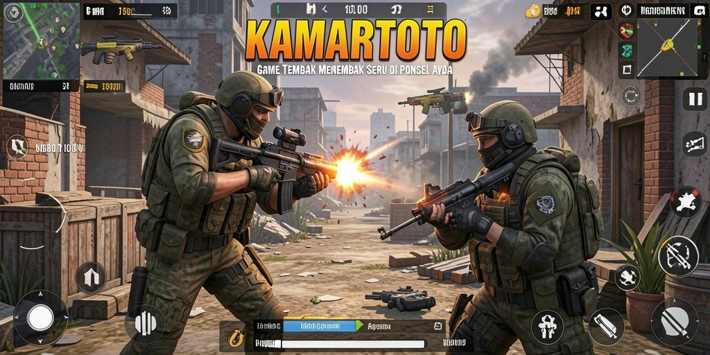 Gameplay seru KAMARTOTO dengan grafis menakjubkan dan pertempuran intens.