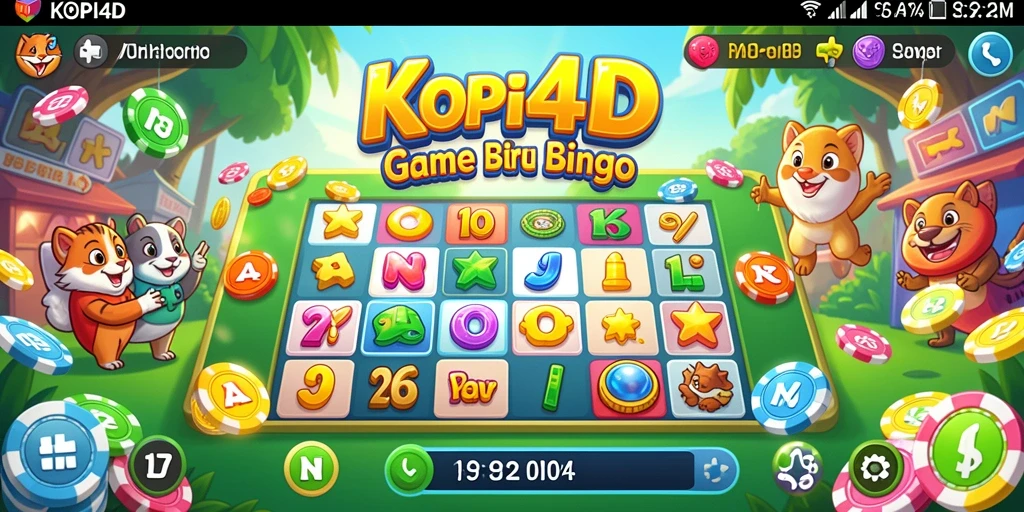 Gameplay seru Bingo di KOPI4D dengan interaksi pemain.