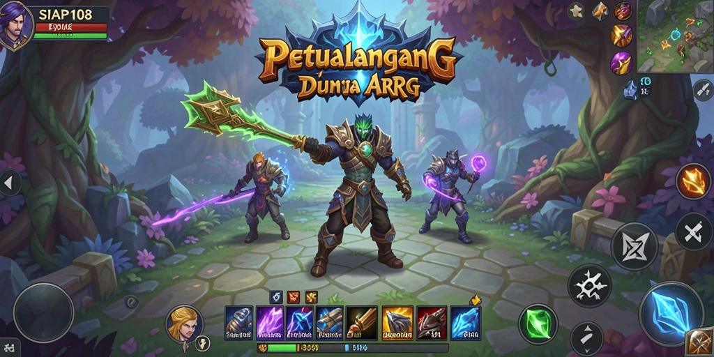 Tampilan menarik dari gameplay ARPG yang mendebarkan.