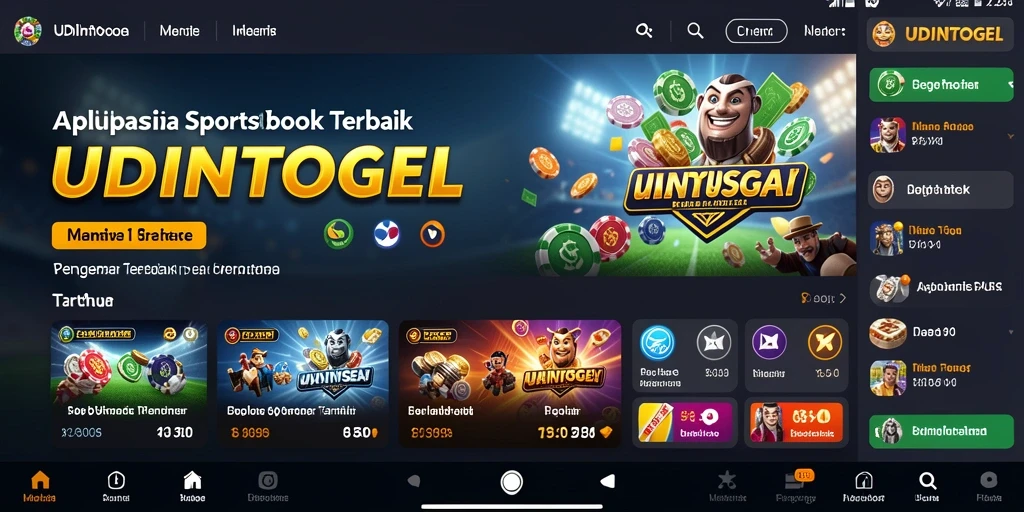 Tampilan gameplay menarik di UDINTOGEL saat memasang taruhan.