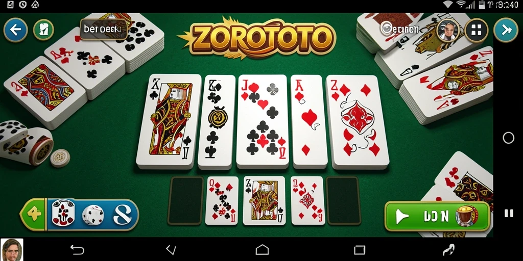 Screenshot utama ZOROTOTO yang menampilkan gameplay seru.