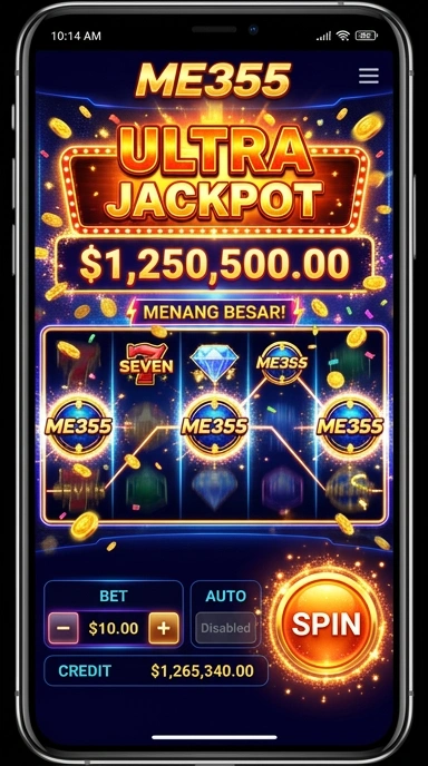 Tampilan utama aplikasi me355 yang intuitif dan mudah digunakan.